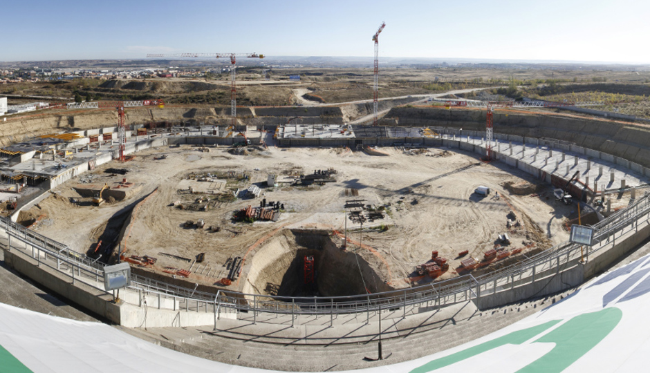 Obras Nuevo Estadio Noviembre 2013
